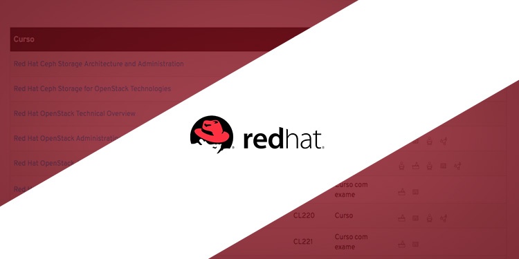 Conheça alguns dos cursos Red Hat
